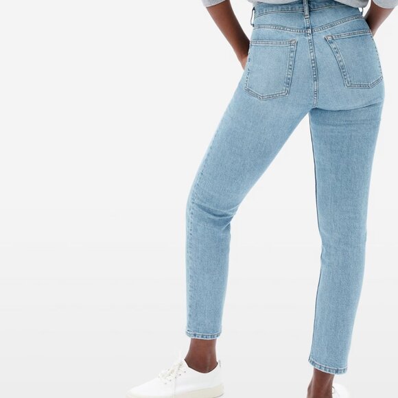 Everlane High-Rise Straight Jeans β Light Blue Wash β Size 27 Regular - Picture 5 of 7